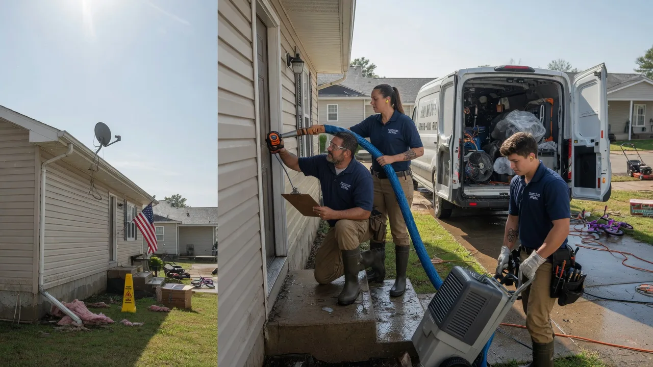 Ceiling Water Damage Restoration in Burlington, IL near me